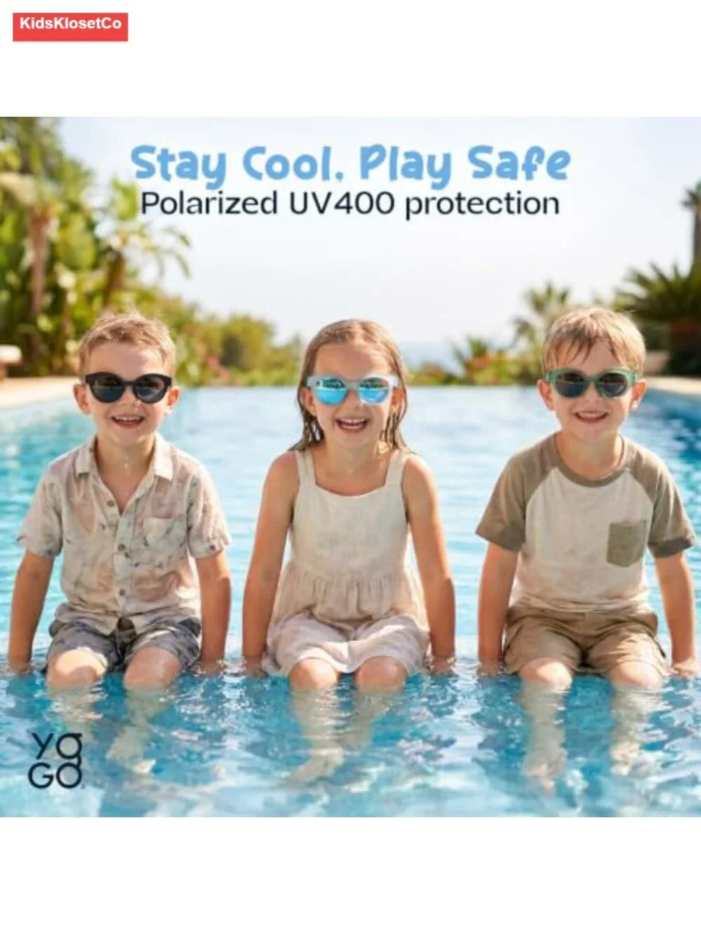Polarized Kids Sunglasses UV400 Protection Lightweight Round Shades